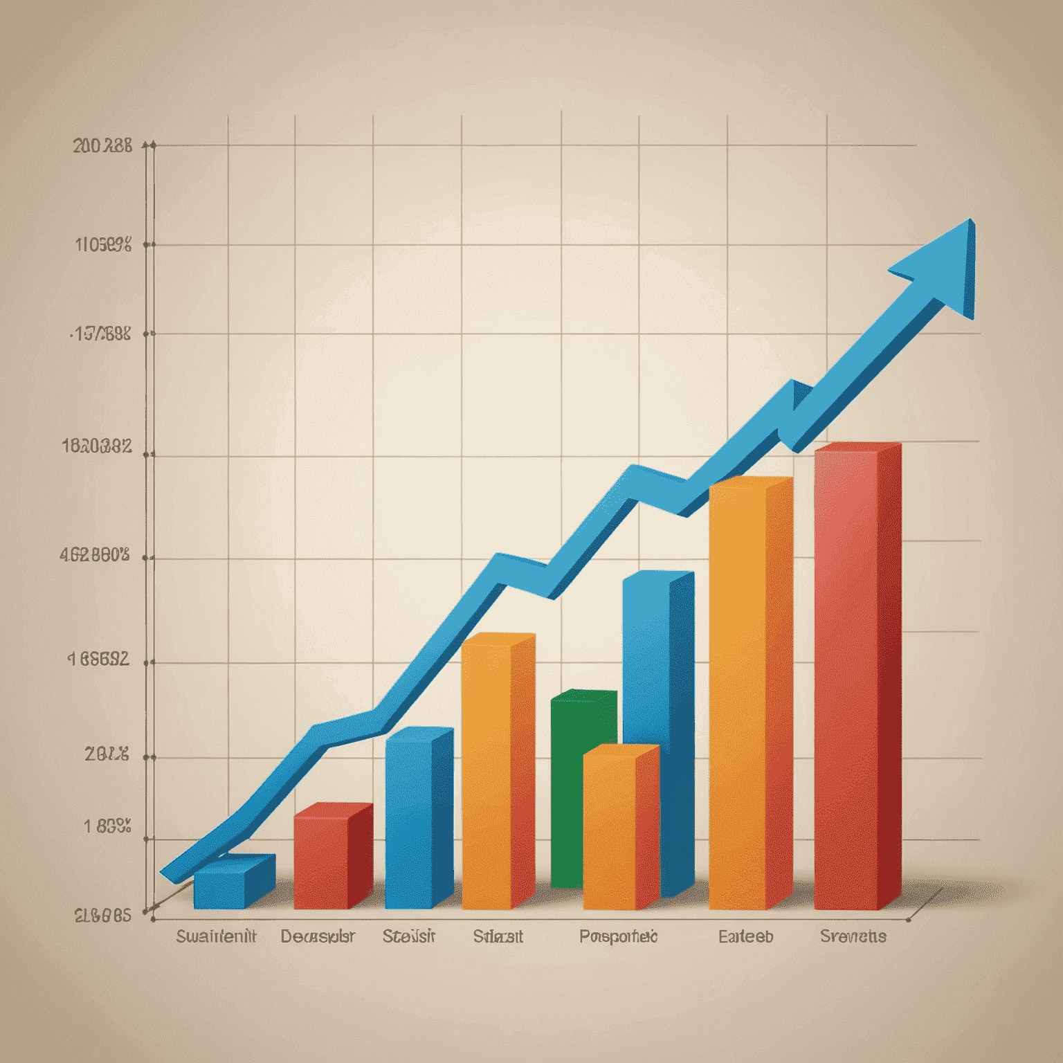 A graph showing an upward trend, representing business growth strategies for small and medium enterprises