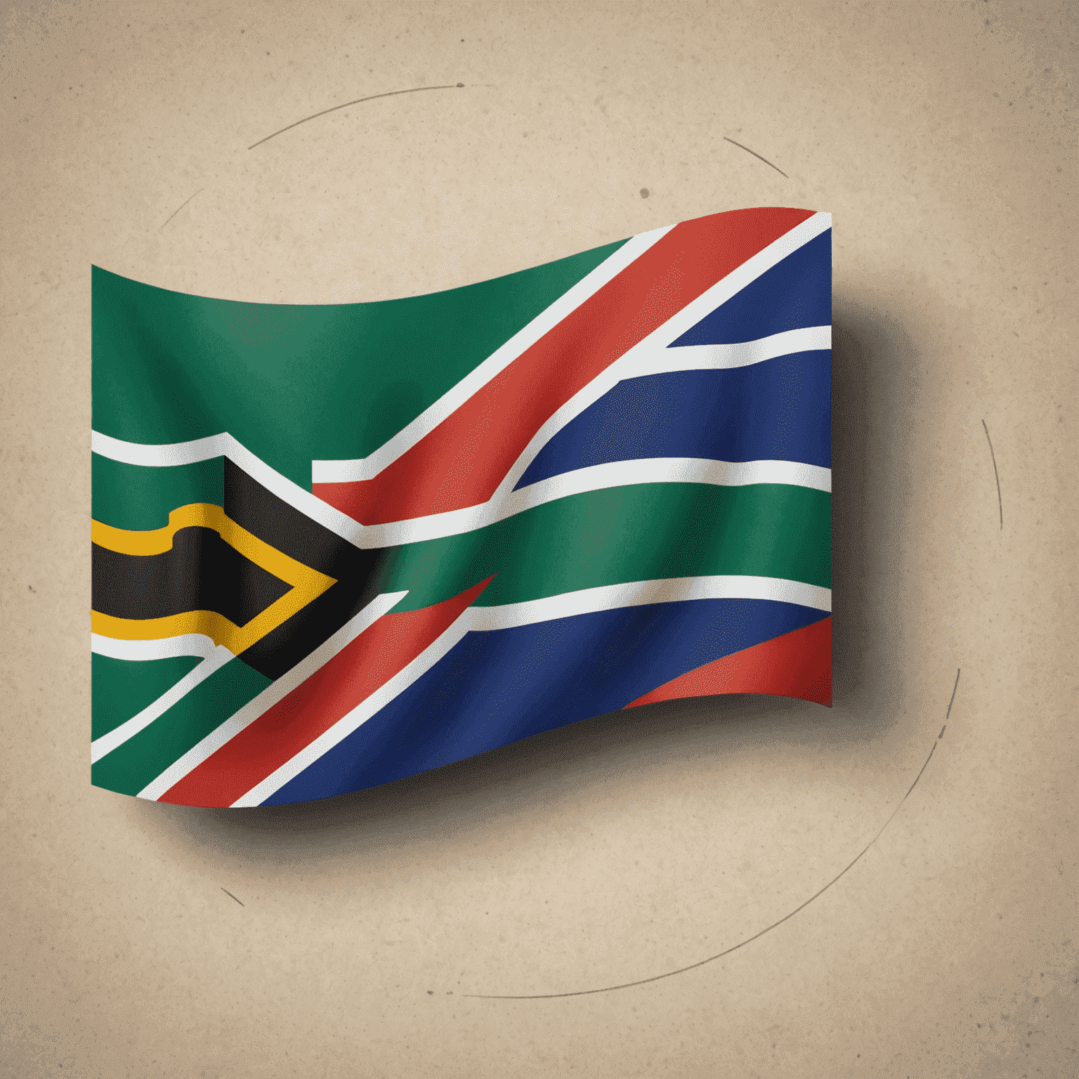 A South African flag with a checkmark, representing the importance of B-BBEE compliance for SMEs in South Africa